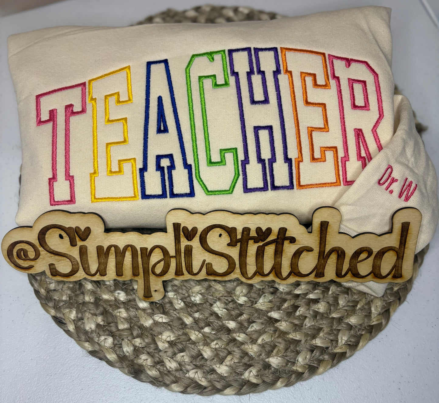 Bright & Bold Teacher Crewneck