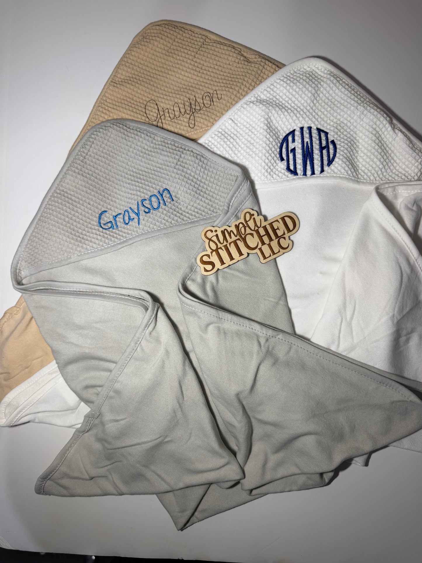 Personalized Hooded Bath Towel Set