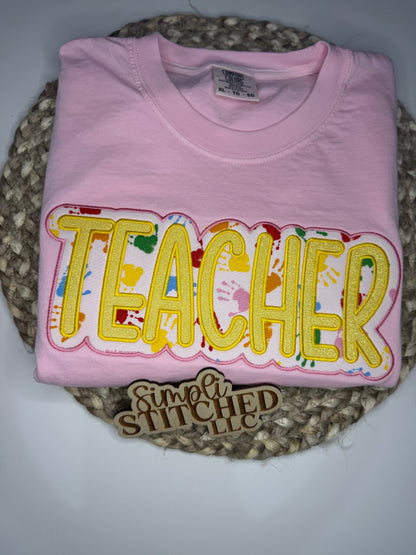 Little Hands Teacher Tee
