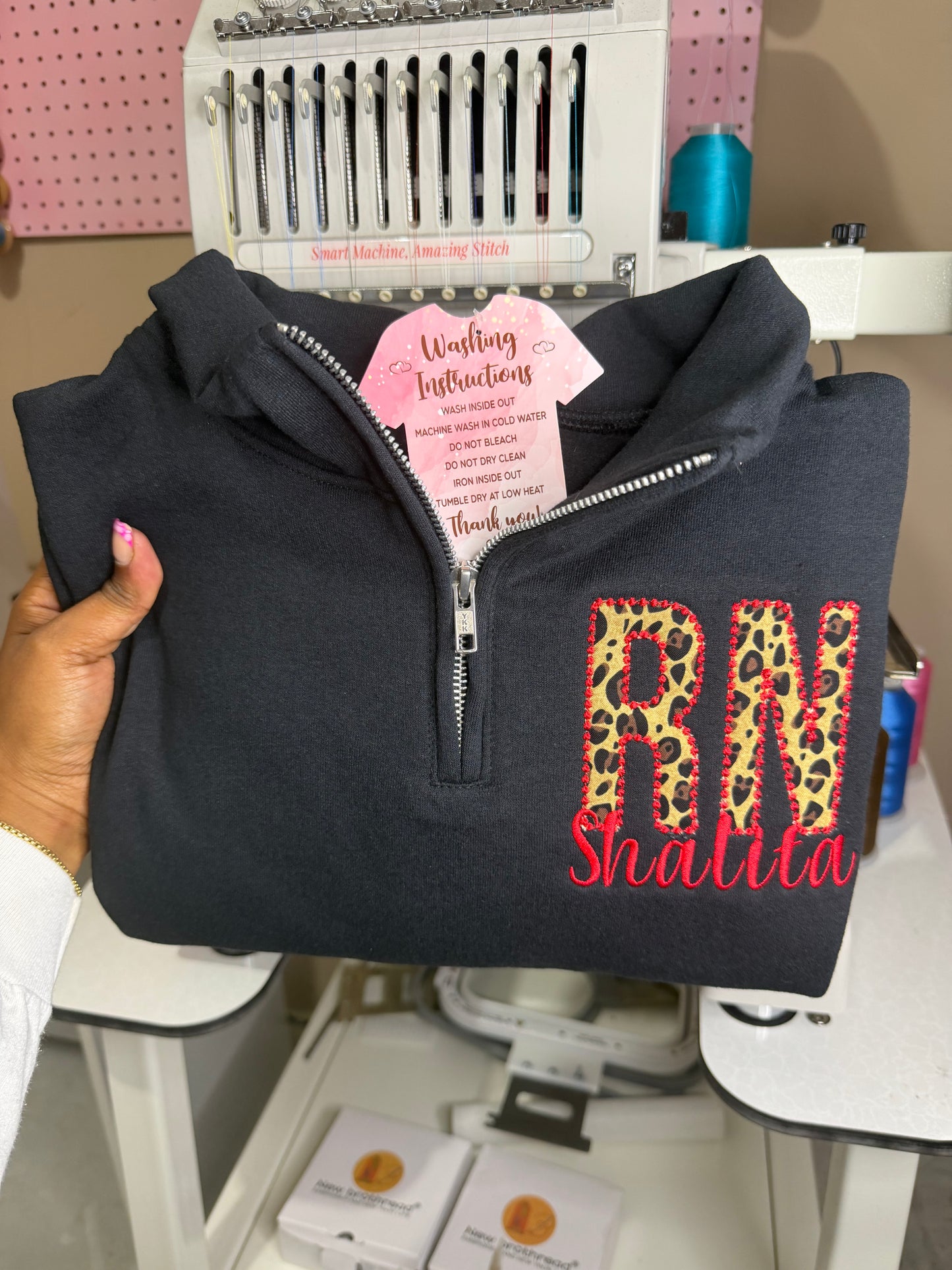 Wild Stitch RN Quarter-Zip