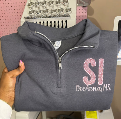 Signature Sparkle Title Quarter-Zip